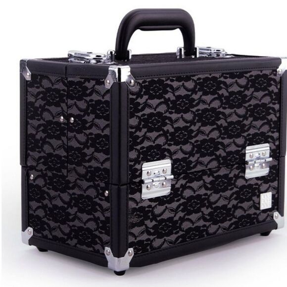 Caboodles Make Me Over Black Lace Traincase - Picture 5 of 14